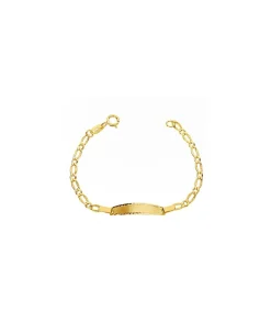 Esclava Bebé Oro 18 Ktes - Eslabon 1X1 Tallado<Alda Joyeros Outlet