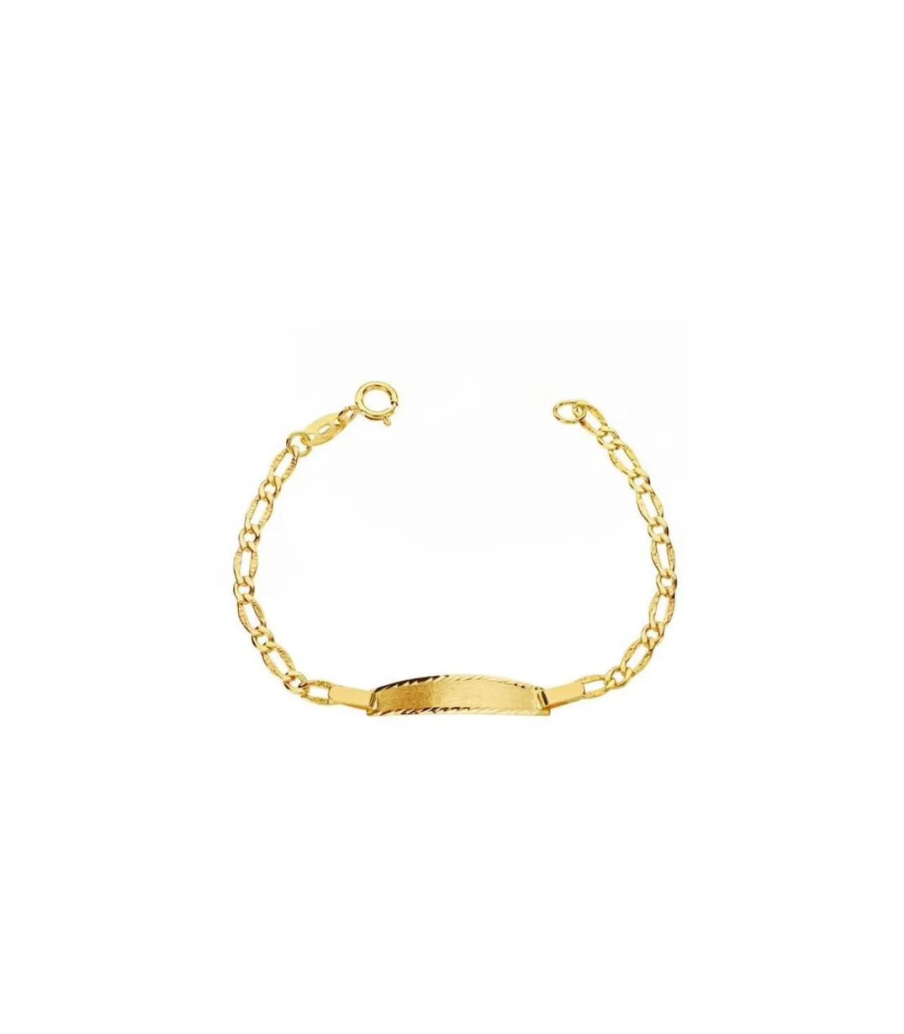 Esclava Bebé Oro 18 Ktes - Eslabon 1X1 Tallado<Alda Joyeros Outlet