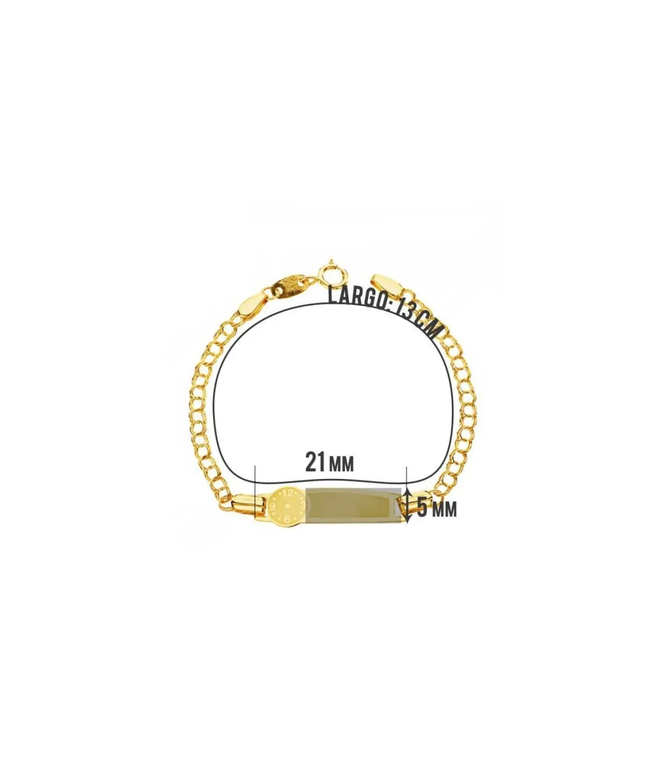 Esclava Bebé Oro 18 Ktes 2 Reloj<Alda Joyeros Discount