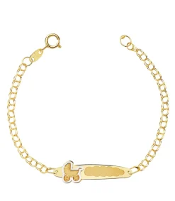 Esclava Bebé Oro Bicolor 18K Cochecito 13.5 Cm<Alda Joyeros Flash Sale