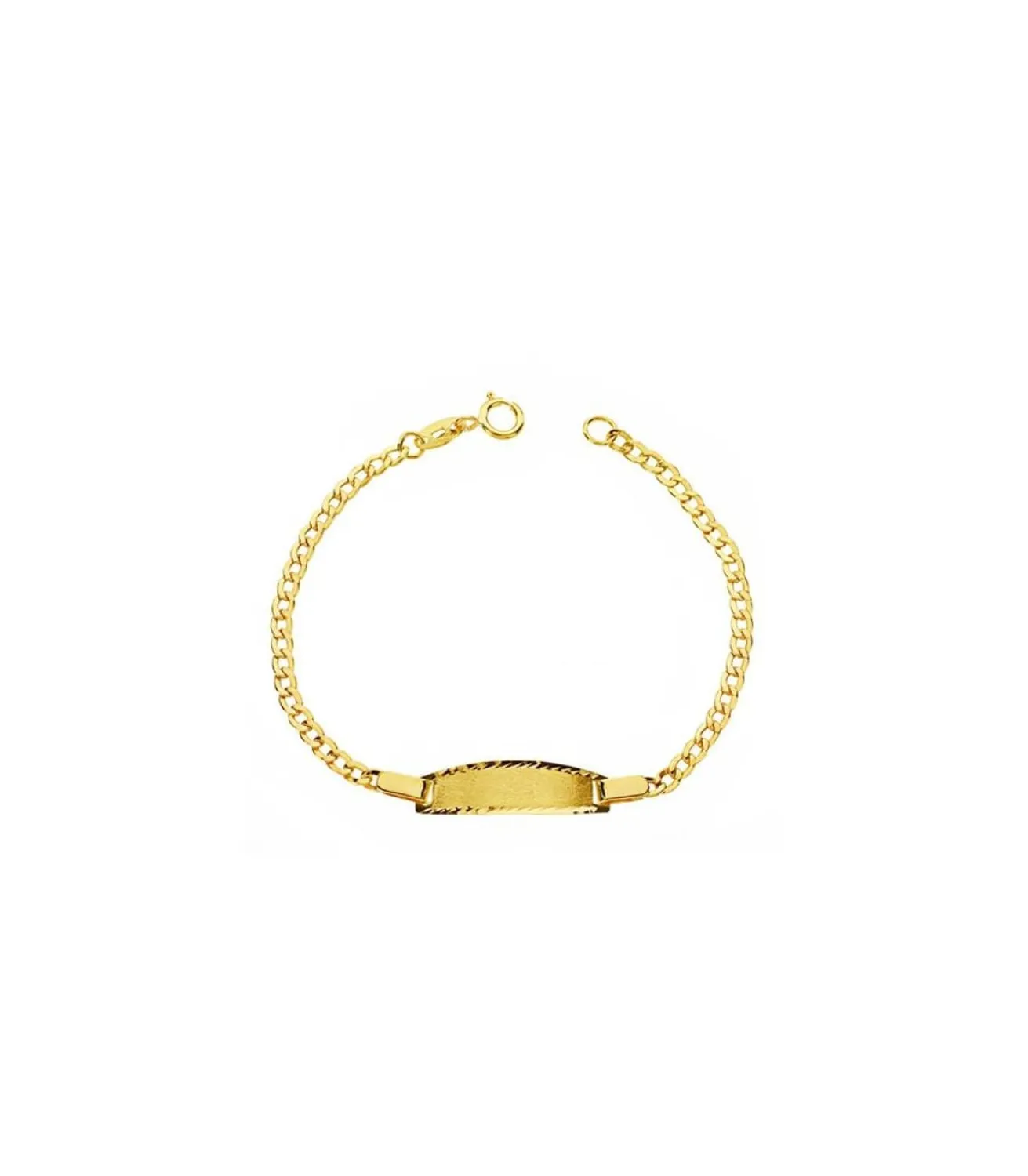 Esclava Bebé Oro 18Ktes 2 Barbada<Alda Joyeros Fashion