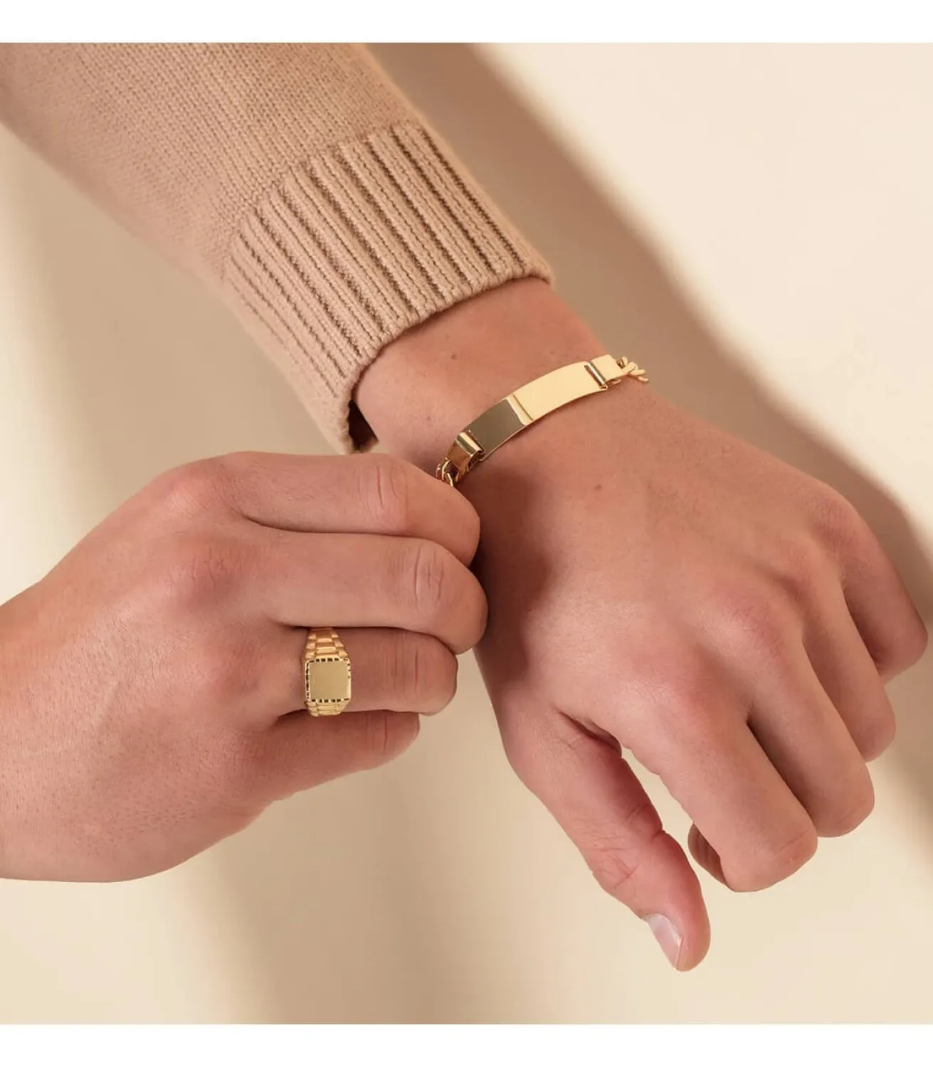 Esclava Caballero Figaro Efren Oro 18K<Alda Joyeros Flash Sale