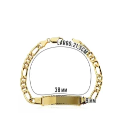 Esclava Oro Amarillo Isaac 21 Cm 18 Ktes<Alda Joyeros Clearance