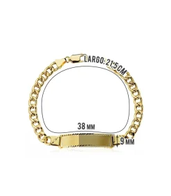 Esclava Oro Amarillo John 21 Cm 18 Ktes<Alda Joyeros Flash Sale