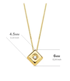 Gargantilla Cherie Diamantes 0.015 Qtes. Oa 18K<Alda Joyeros Online