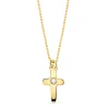 Gargantilla Cruz Diamante 0.015 Qtes. Oa 18K<Alda Joyeros Discount