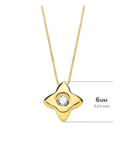 Gargantilla Estrella Diamantes 0.050 Qtes. Oa 18K<Alda Joyeros Cheap
