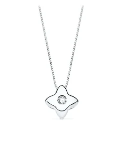 Gargantilla Estrella Diamantes 0.015 Qtes. Ob 18K<Alda Joyeros Shop