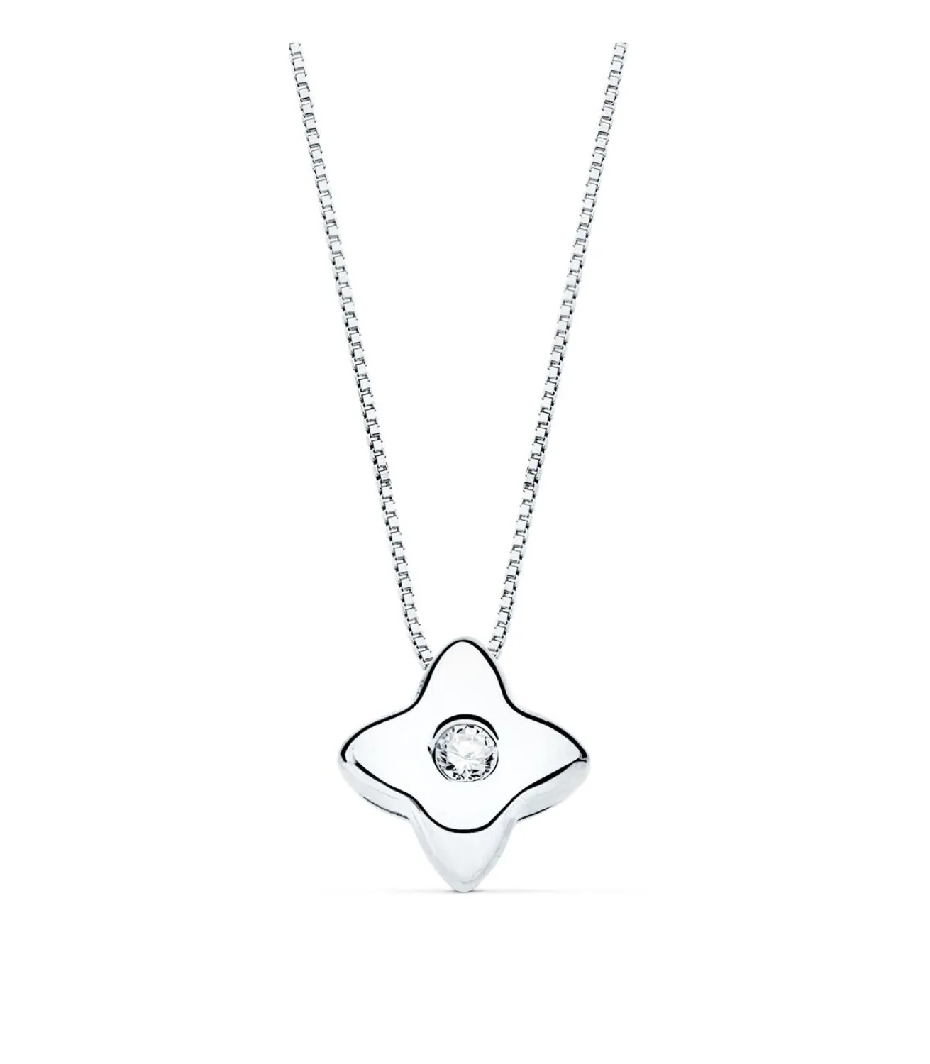 Gargantilla Estrella Diamantes 0.015 Qtes. Ob 18K<Alda Joyeros Shop