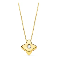 Gargantilla Estrella Diamantes 0.015 Qtes. Oa 18K<Alda Joyeros Sale