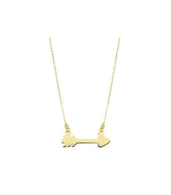 Gargantilla Flecha Mujer Oro Amarillo18K<Alda Joyeros Store