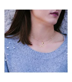 Gargantilla Flecha Mujer Oro Amarillo18K<Alda Joyeros Store
