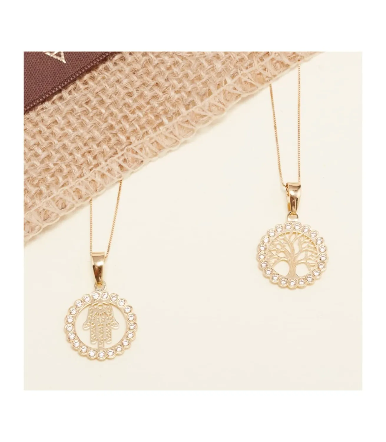 Gargantilla Mano De Fatima Hamsa Oro 18K<Alda Joyeros Discount