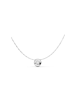 Gargantilla Mercedes 6.5 Mm Oro Blanco 18K<Alda Joyeros Best