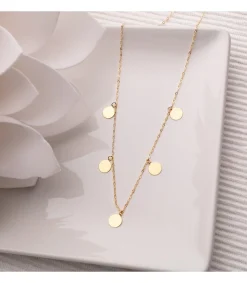 Gargantilla Mujer Chapitas Oro 18K<Alda Joyeros Best Sale