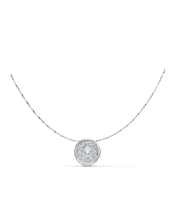 Gargantilla Mujer Chaton Grano Oro Blanco 18K<Alda Joyeros Cheap