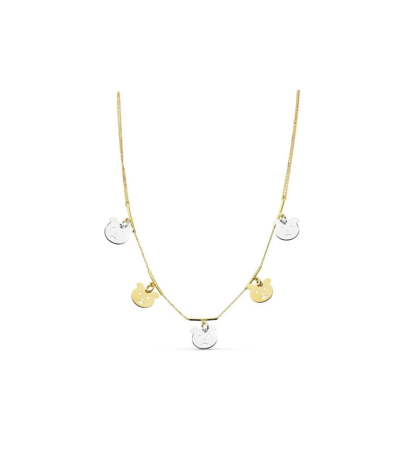 Gargantilla Oro Bicolor 18 Ktes Teddy<Alda Joyeros Flash Sale