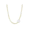 Gargantilla Oro Bicolor 18K Eslabones Motivos Calados<Alda Joyeros Hot