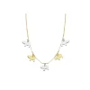 Gargantilla Oro Bicolor 18Ktes Charms Elefantes<Alda Joyeros Cheap