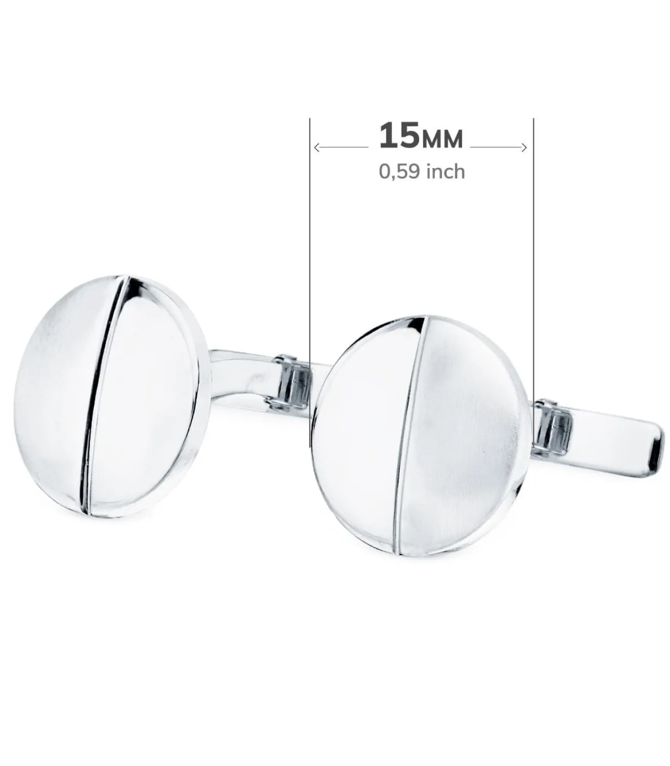 Gemelos Antoine Oro Blanco 18K<Alda Joyeros Fashion