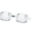 Gemelos Baptiste Oro Blanco 18K<Alda Joyeros Shop
