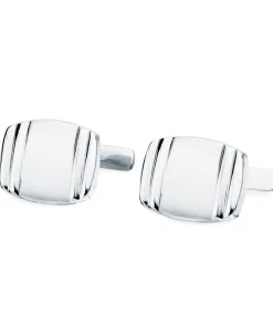 Gemelos Baptiste Oro Blanco 18K<Alda Joyeros Shop