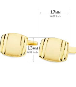 Gemelos Tristan Oro Amarillo 18K<Alda Joyeros Cheap