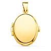 Guardapelo Portafoto Liso Oval 22 X 19 Mm Oro 18 K<Alda Joyeros Sale