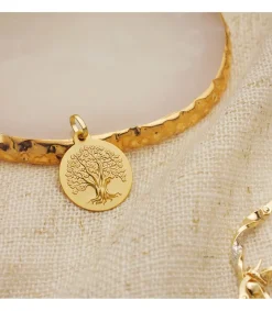 Medalla Arbol De La Vida Oro 18K 18 Mm<Alda Joyeros Online