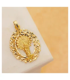 Medalla Calada Virgen Del Pilar 18 Ktes 30Mm<Alda Joyeros New