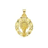 Medalla Calada Virgen Del Pilar 18 Ktes 40Mm<Alda Joyeros Best