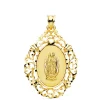 Medalla Cerco Virgen De Guadalupe Mexico 18K 36Mm<Alda Joyeros Cheap