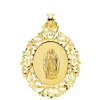 Medalla Cerco Virgen De Guadalupe Mexico 18K 39Mm<Alda Joyeros Discount