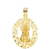 Medalla Cerco Virgen Desamparados 18K 28Mm<Alda Joyeros Best Sale