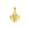 Medalla Comunion Virgen Niña Oro Amarillo 18K 19 Mm<Alda Joyeros Outlet