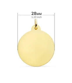 Medalla Corazon De Jesus Oro 18K 28 Mm Calada<Alda Joyeros Fashion