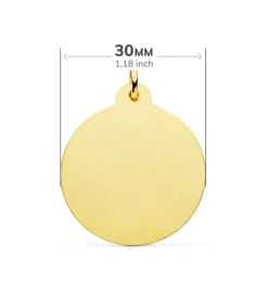 Medalla Corazon De Jesus Oro 18K 30 Mm Calada<Alda Joyeros Outlet