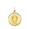 Medalla De Oro 18K Virgen Niña Bisel 20Mm<Alda Joyeros Cheap