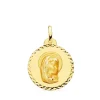 Medalla De Oro 18K Virgen Niña Talla 20Mm<Alda Joyeros Store