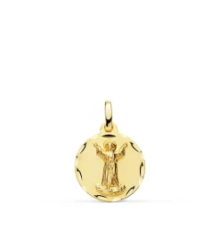 Medalla Divino Nino Jesus Oro 18K 16 Mm<Alda Joyeros Sale