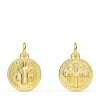 Medalla Escapulario San Benito Monje Oro 18K 14Mm<Alda Joyeros Store