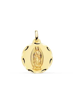 Medalla 18K V. Guadalupe Mexico 18Mm Tallada<Alda Joyeros Sale