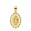 Medalla 18K V. Guadalupe Mexico 21Mm Oval Tallada<Alda Joyeros Clearance
