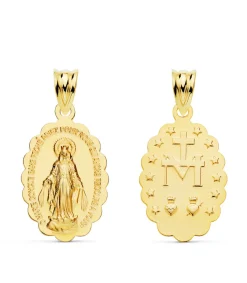 Medalla Milagrosa Oro 18K 20Mm Mate<Alda Joyeros Flash Sale