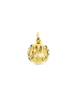 Medalla Ángel De La Guarda Protector Oro 18K 14 Mm<Alda Joyeros Sale