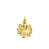Medalla Ángel De La Guarda Protector Oro 18K 16 Mm<Alda Joyeros Online
