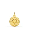 Medalla Ángel Nube Oro 18K 14Mm Mate<Alda Joyeros Clearance