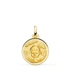 Medalla Ángel Nube Oro 18K 16Mm Bisel<Alda Joyeros Cheap