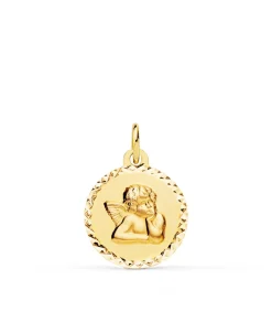 Medalla Ángel Querubin Oro 18K Talla 16Mm<Alda Joyeros Best