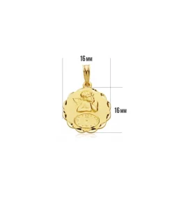 Medalla Ángel Y Reloj Hojas Oro 18Ktes<Alda Joyeros Best Sale